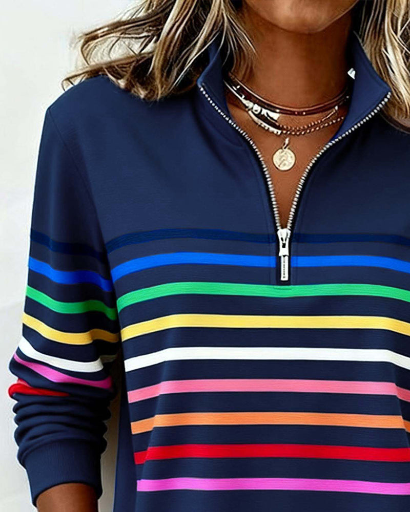 Janet – Relaxed Colourful Jumper