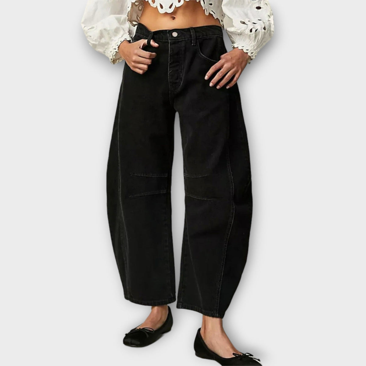 Luna – Classic Flared Denim Jeans