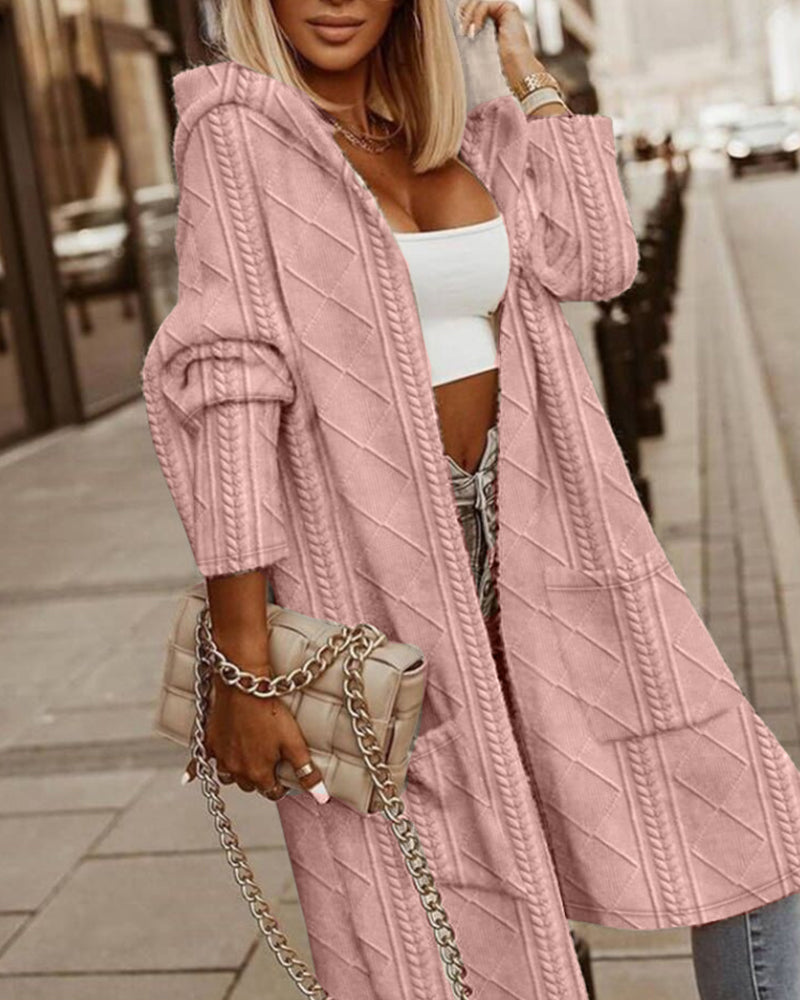Rosie – Long Hooded Cardigan
