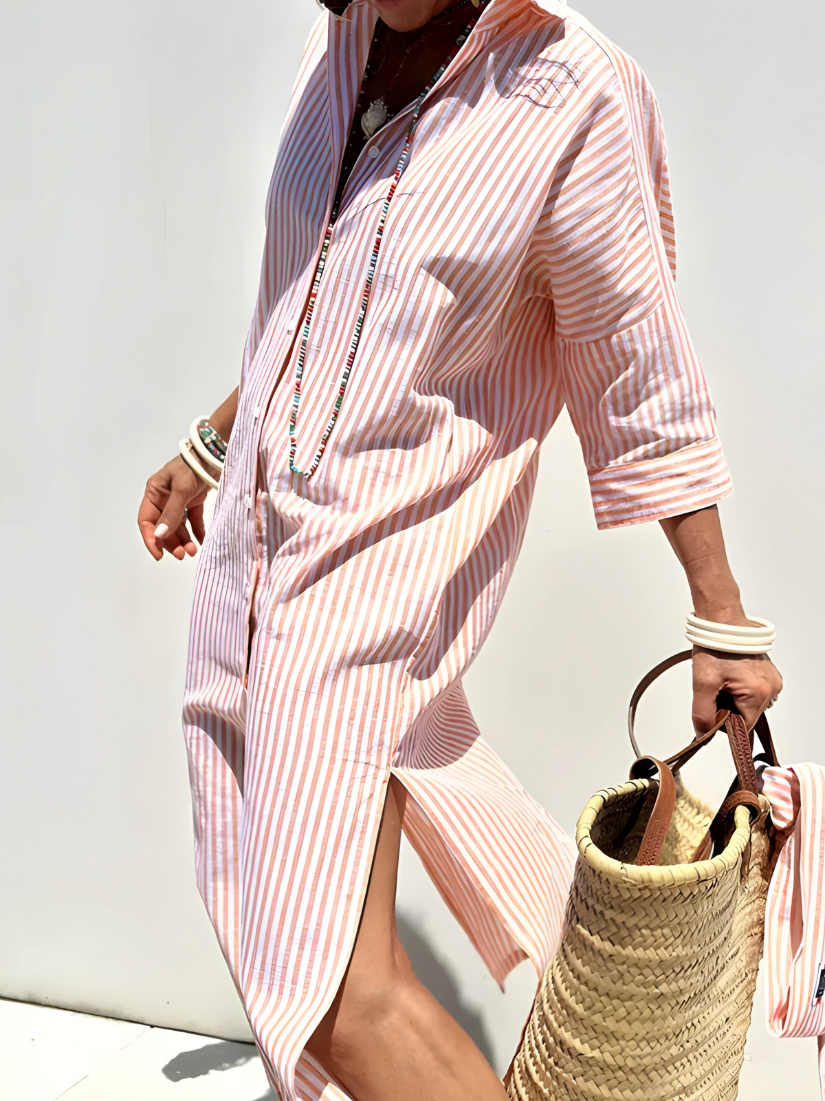 Sophie |  Elegant Striped Dress