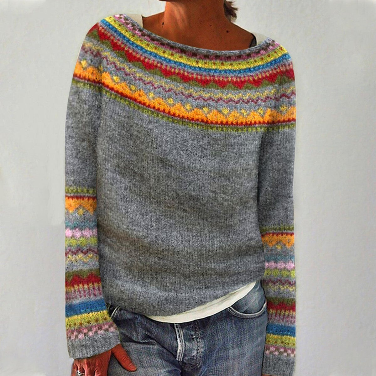 Poppy – Retro Striped Jumper