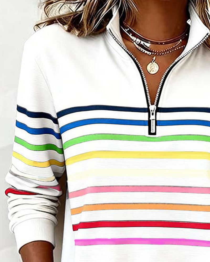 Janet – Relaxed Colourful Jumper