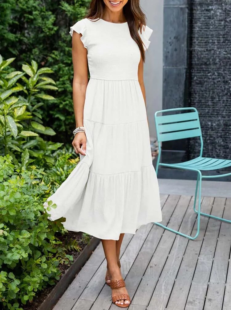 Olivia | Sophisticated Tummy Covering Dress