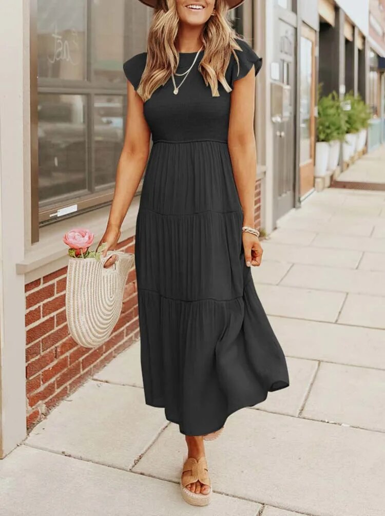 Olivia | Sophisticated Tummy Covering Dress