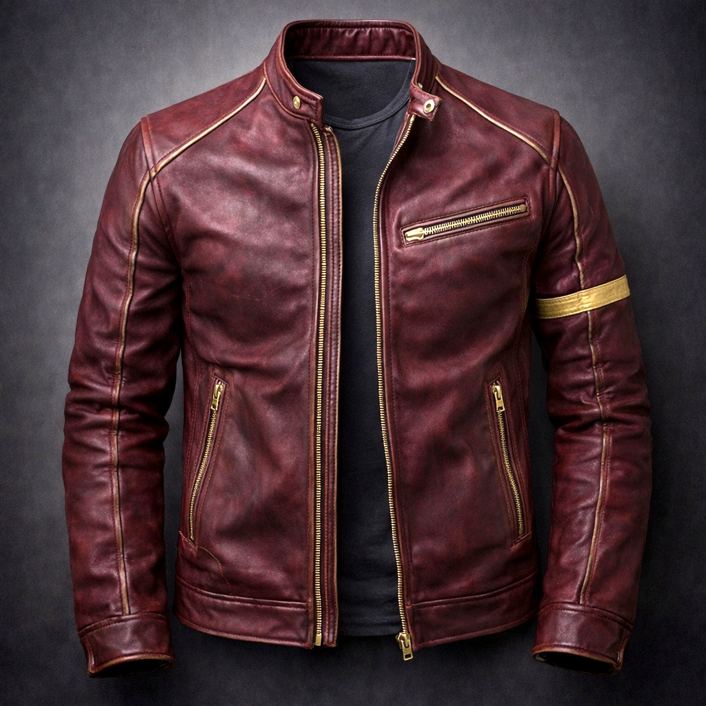 Marco – Patina Leather Jacket