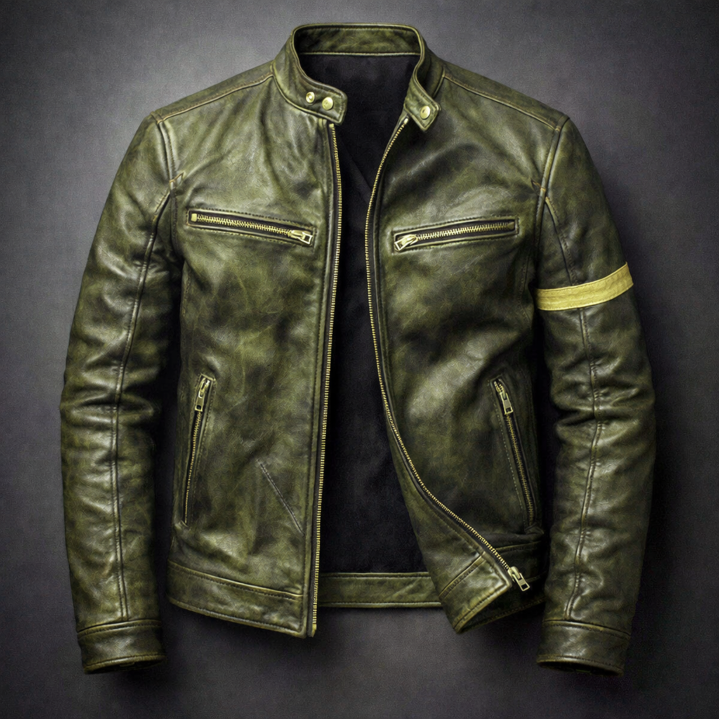 Marco – Patina Leather Jacket