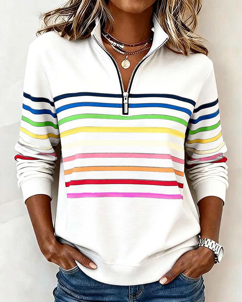 Janet – Relaxed Colourful Jumper
