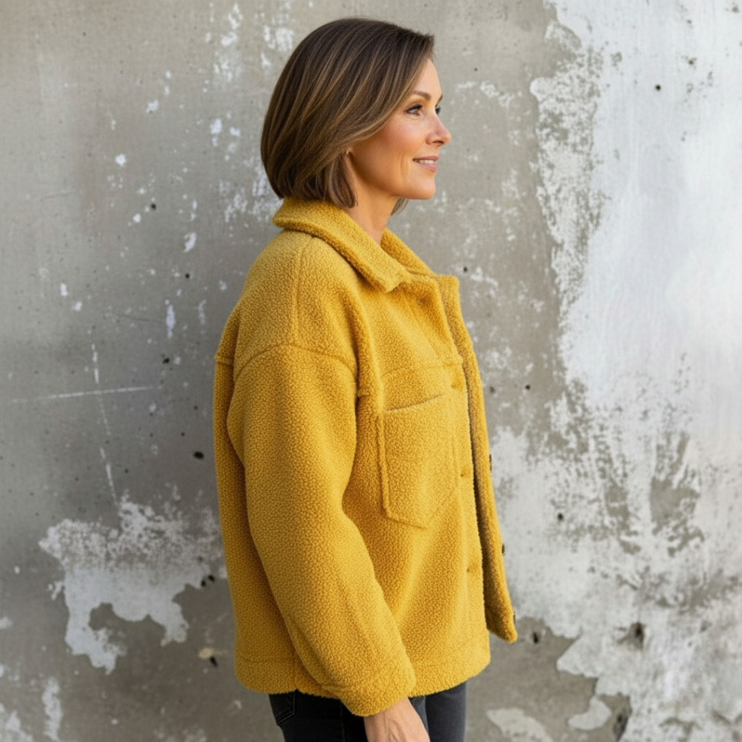 Mirella – Cosy Buttoned Jacket