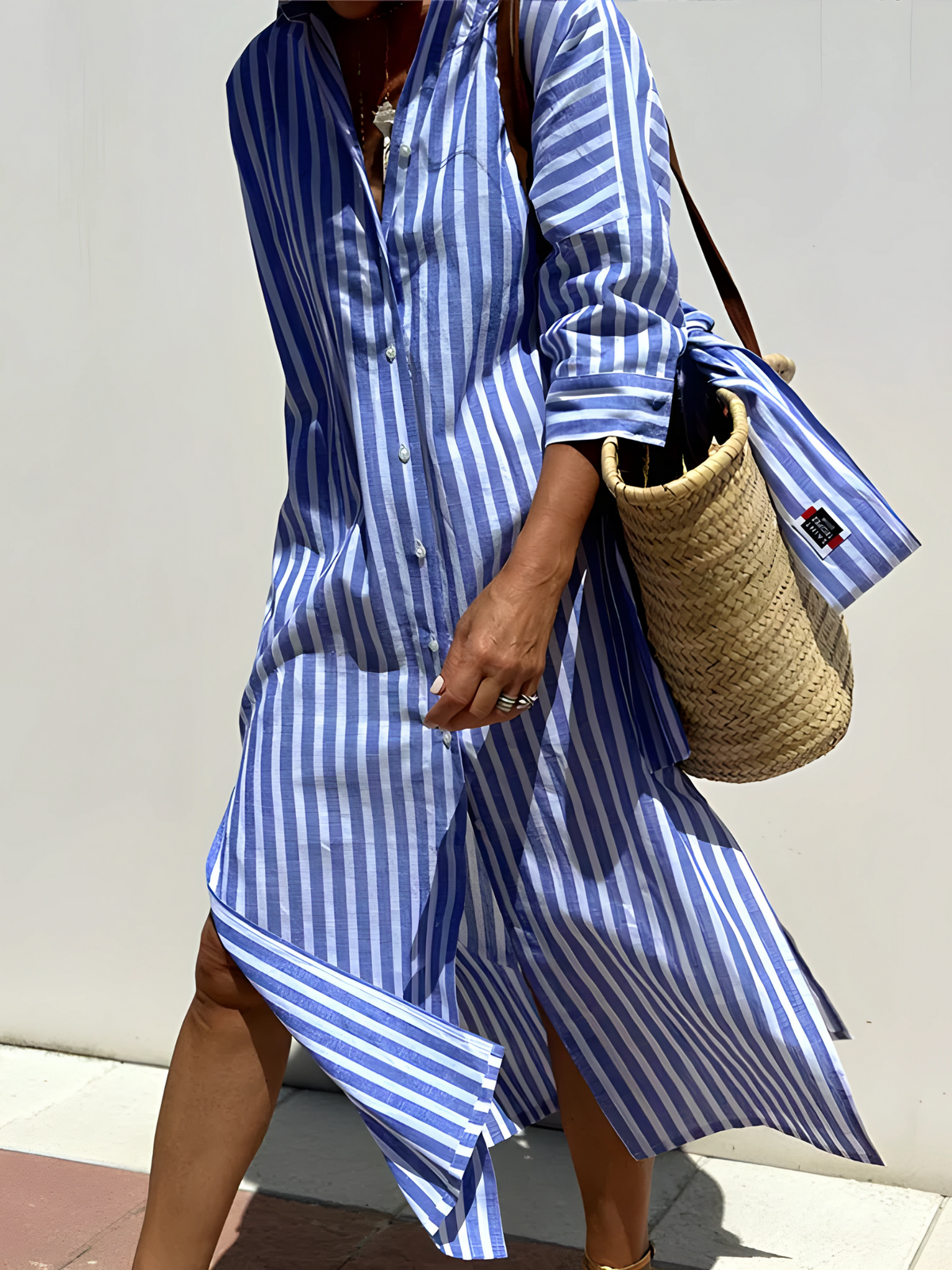 Sophie |  Elegant Striped Dress