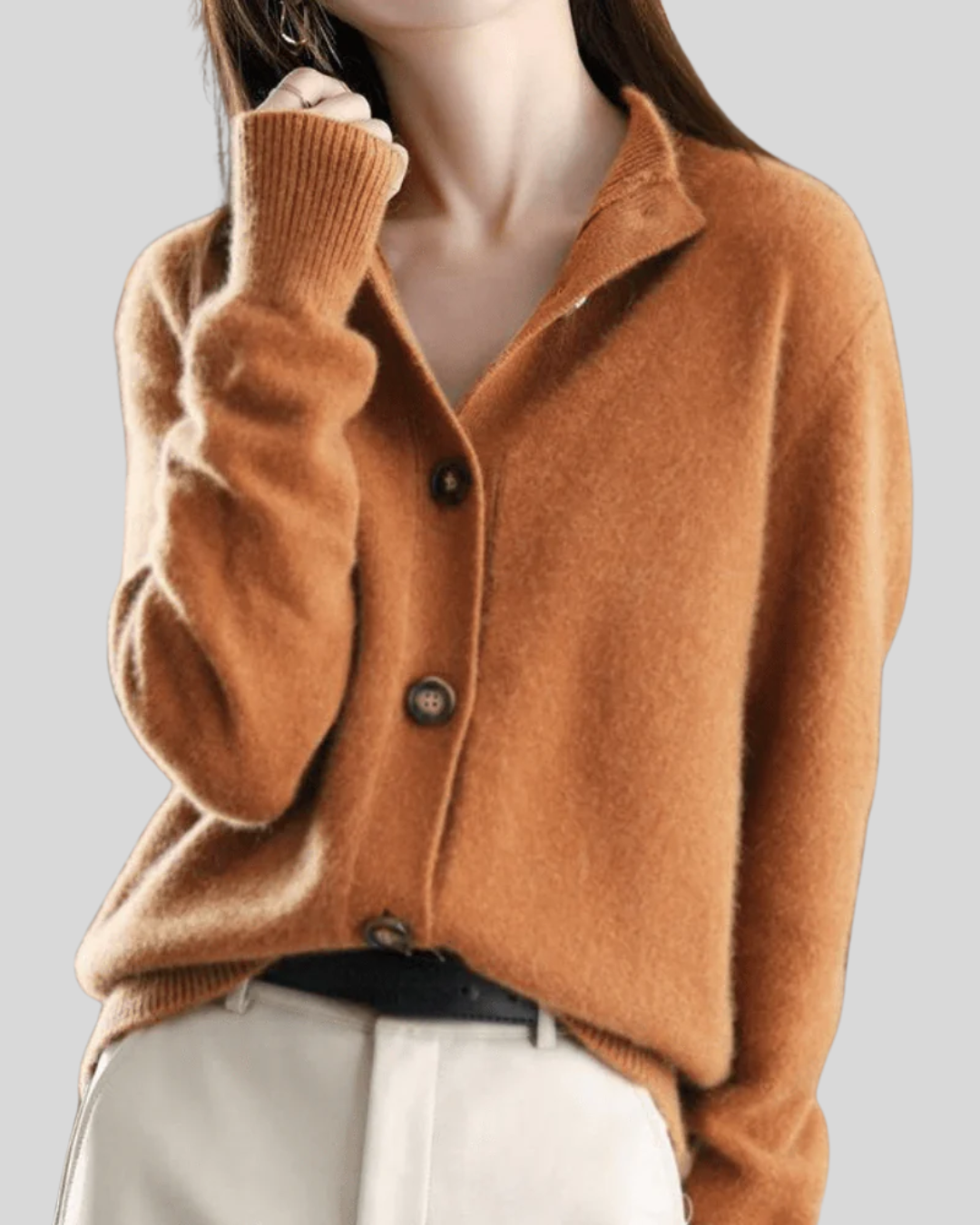Edith – Retro Cashmere Cardigan