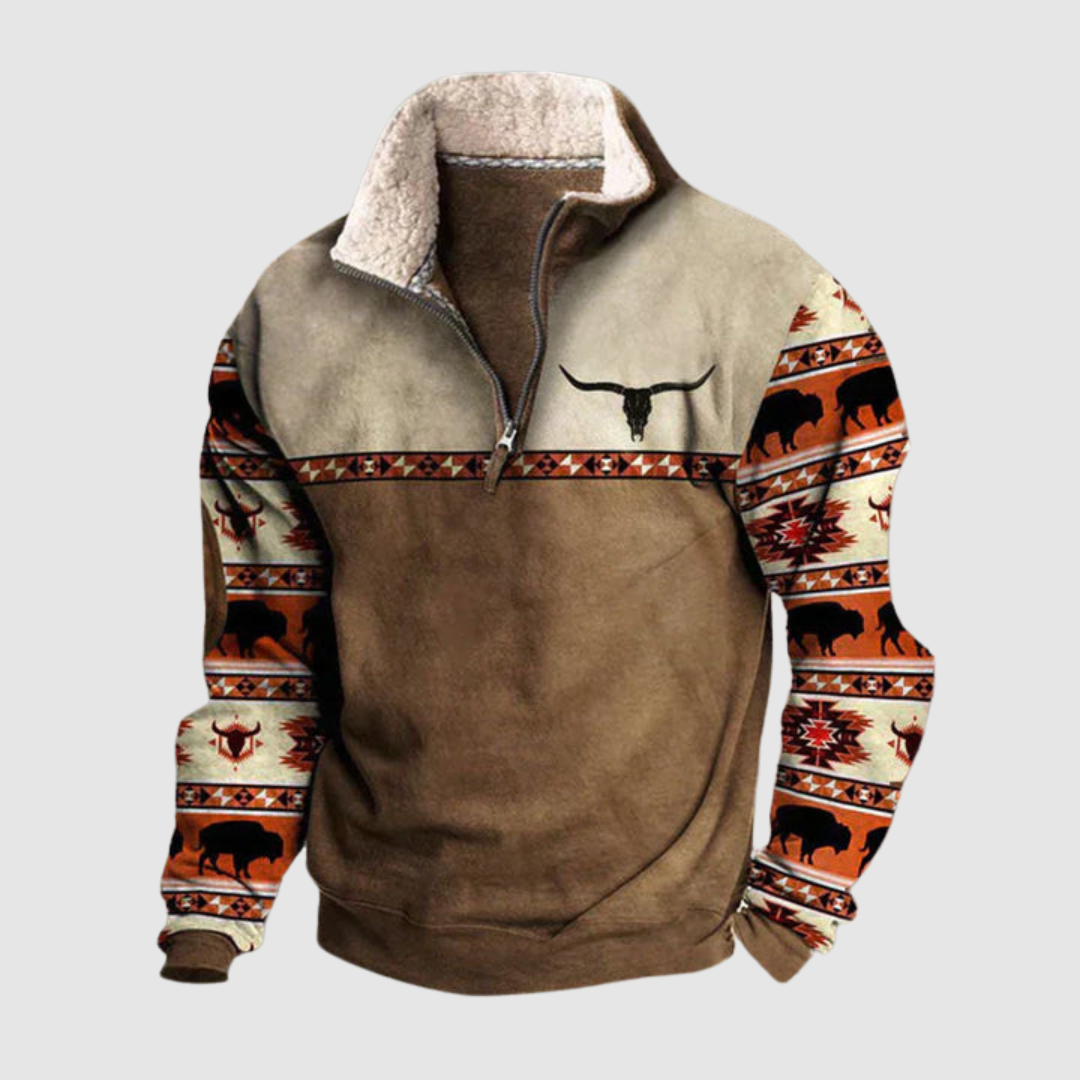 Daniel – Zip-Neck Sweatshirt