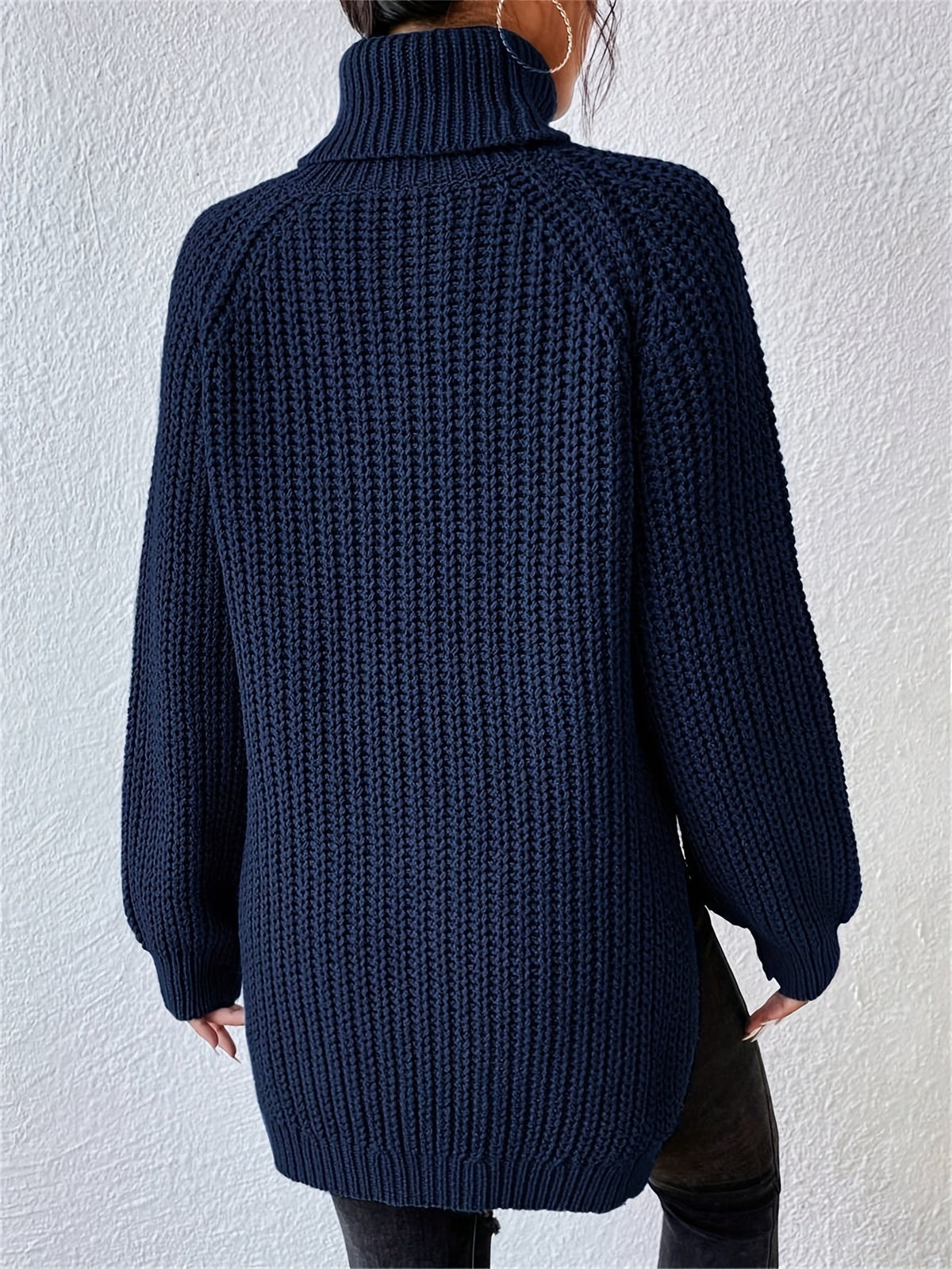 Jasmine – Elegant High Neck Jumper
