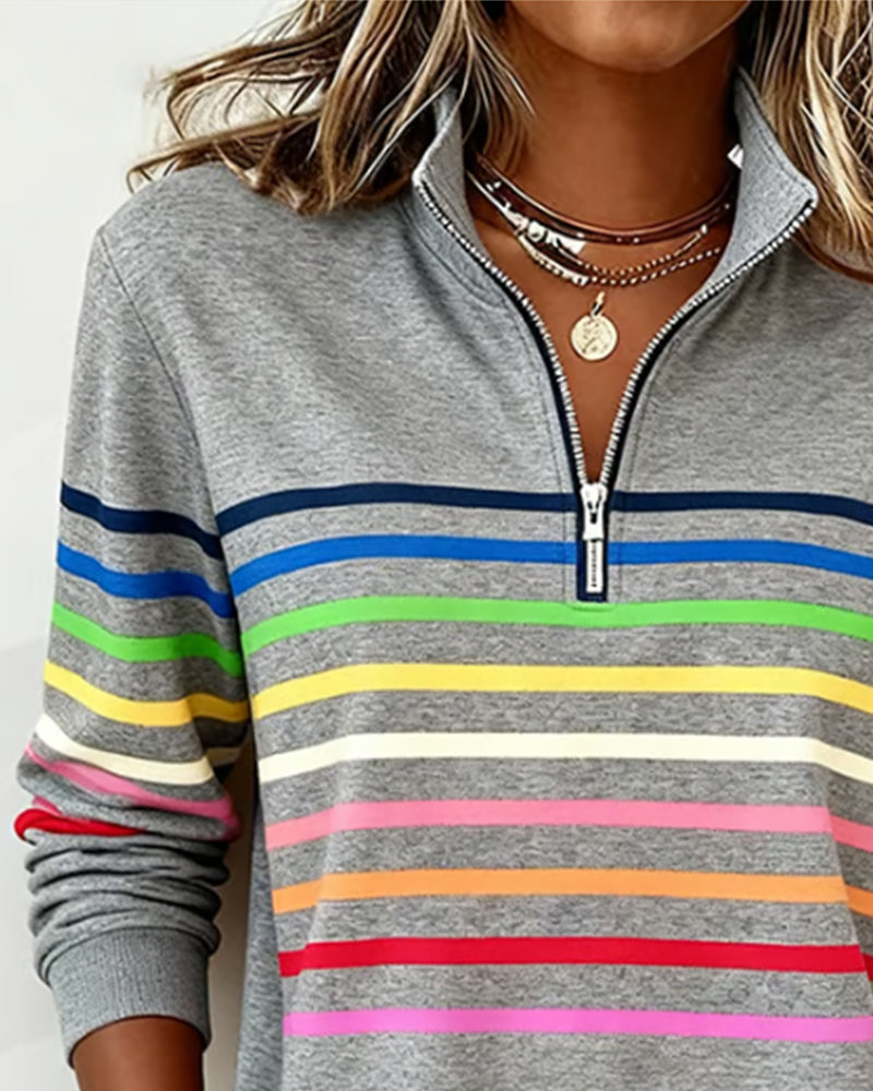Janet – Relaxed Colourful Jumper