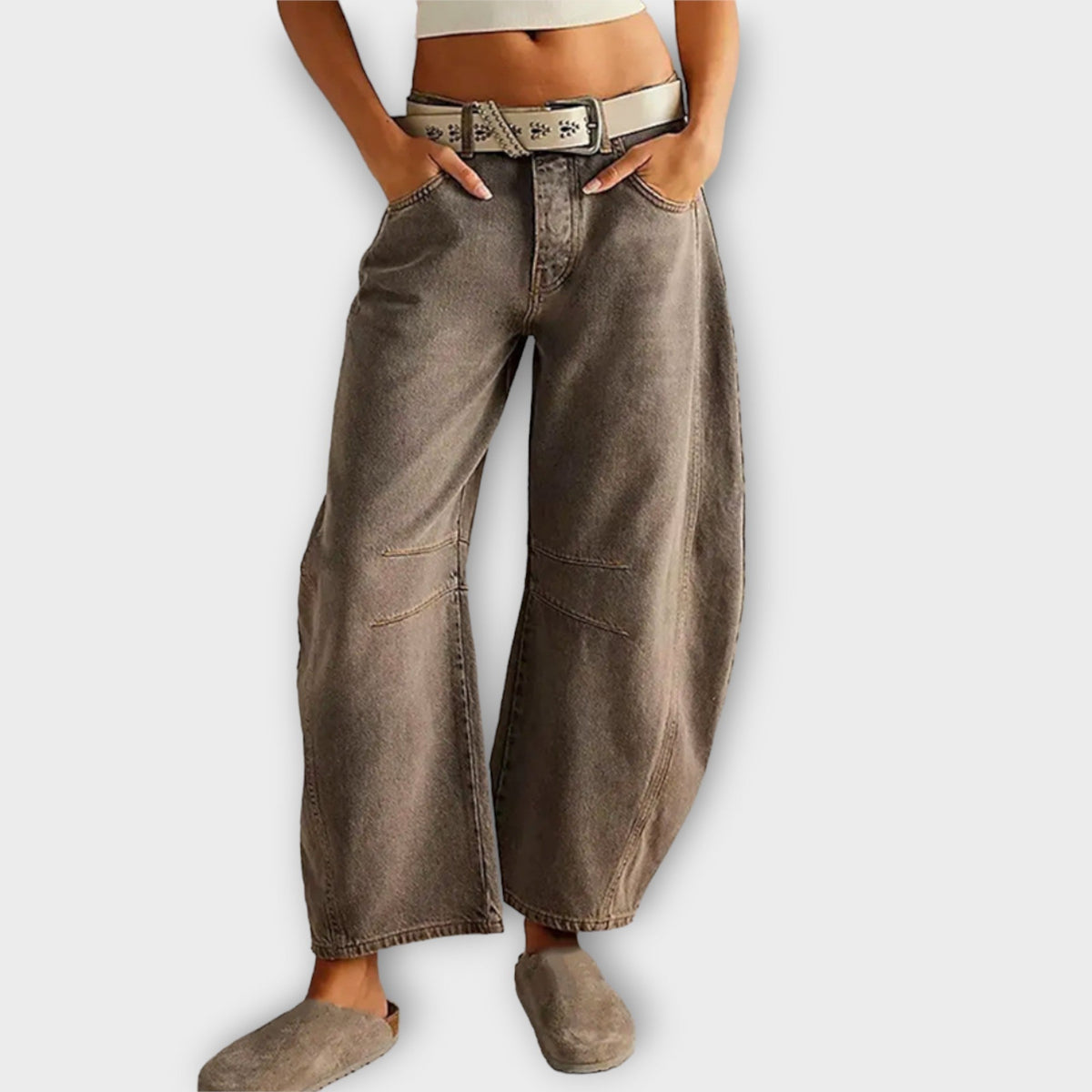 Luna – Classic Flared Denim Jeans