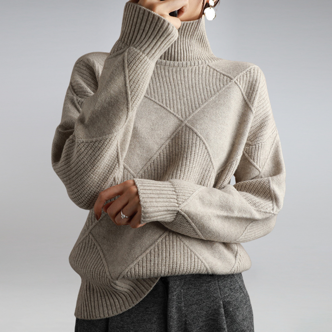 Sophie – Cashmere-Soft Turtleneck Jumper