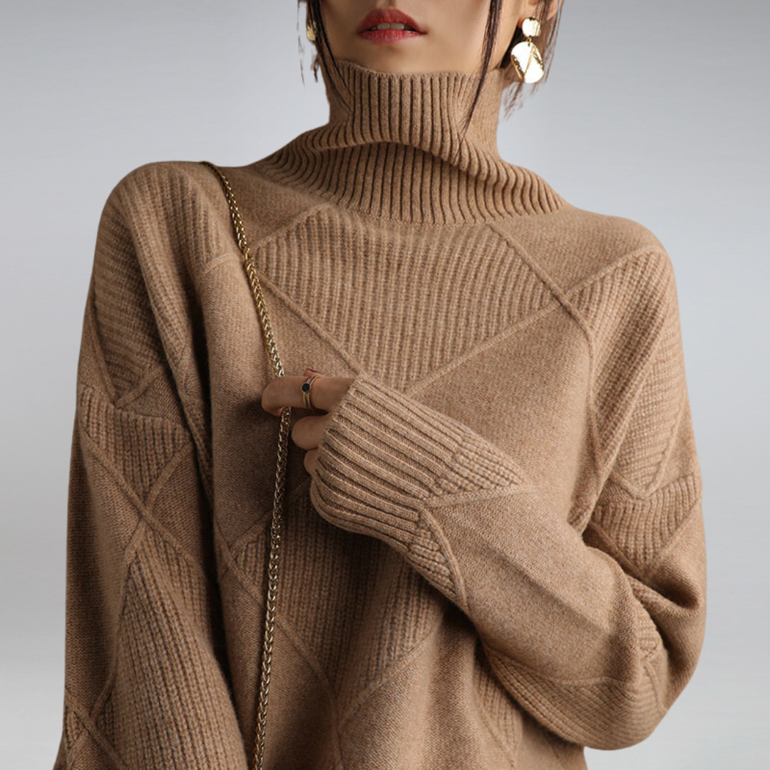 Sophie – Cashmere-Soft Turtleneck Jumper