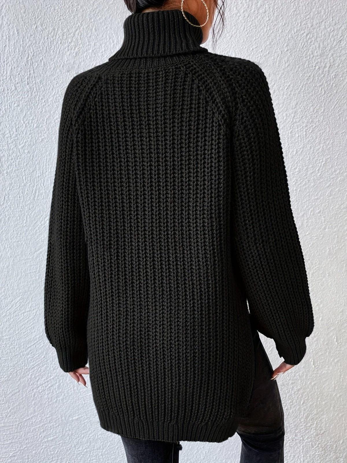 Jasmine – Elegant High Neck Jumper