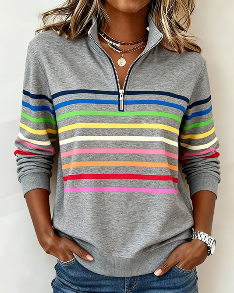 Janet – Relaxed Colourful Jumper