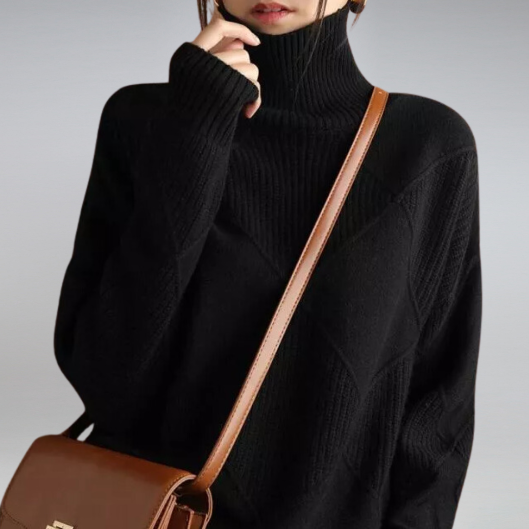 Sophie – Cashmere-Soft Turtleneck Jumper