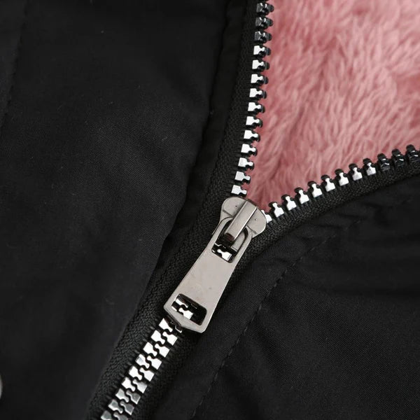 Poppy – Faux Fur-Trim Winter Jacket