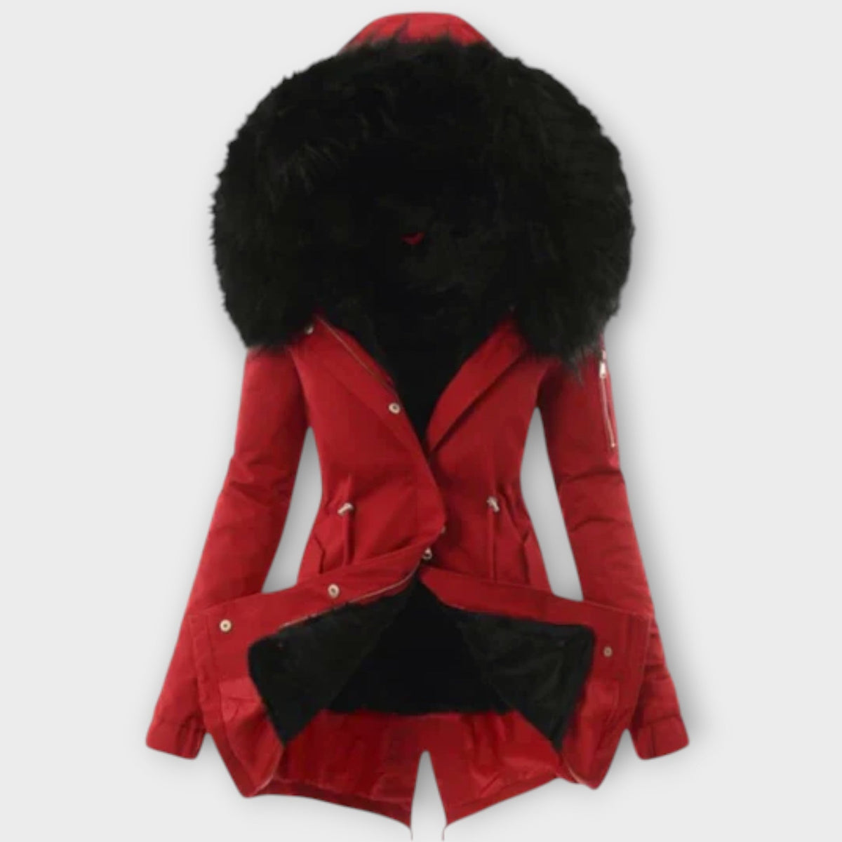 Poppy – Faux Fur-Trim Winter Jacket