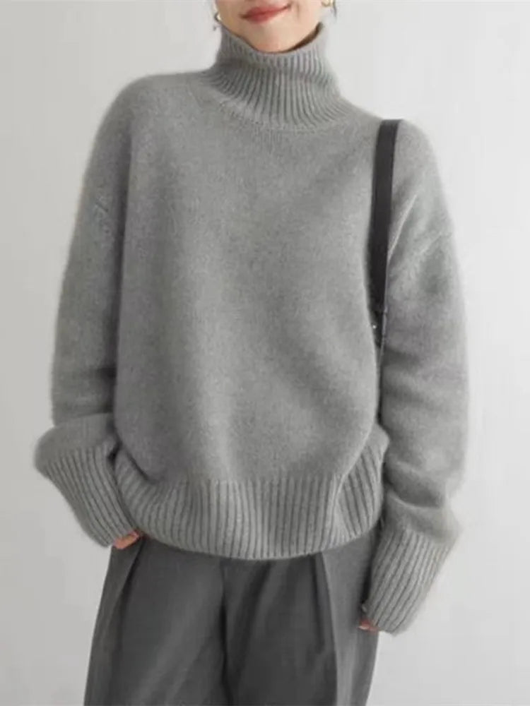 Elsie – Elegant Cashmere Turtleneck