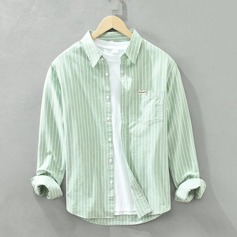 Finlay | Long Sleeved Linen Shirt