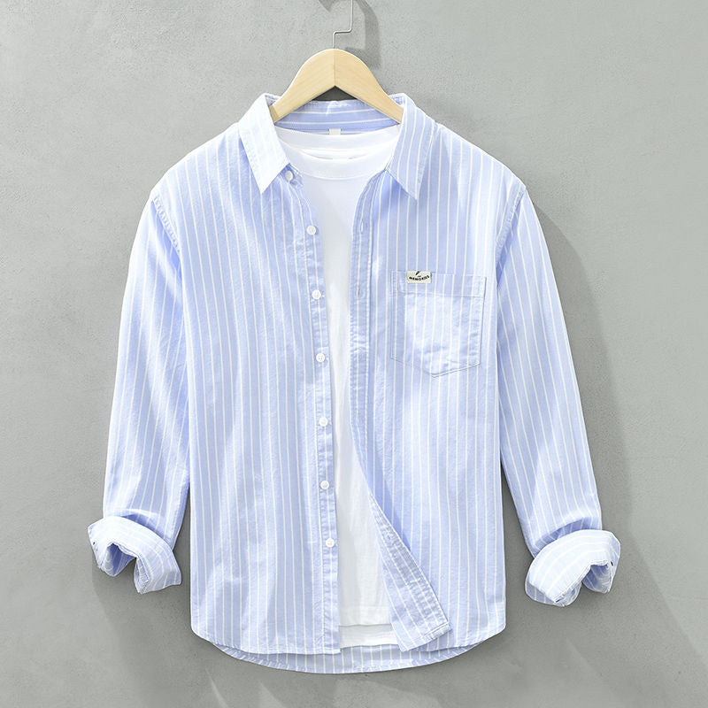 Finlay | Long Sleeved Linen Shirt