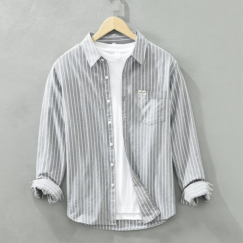Finlay | Long Sleeved Linen Shirt