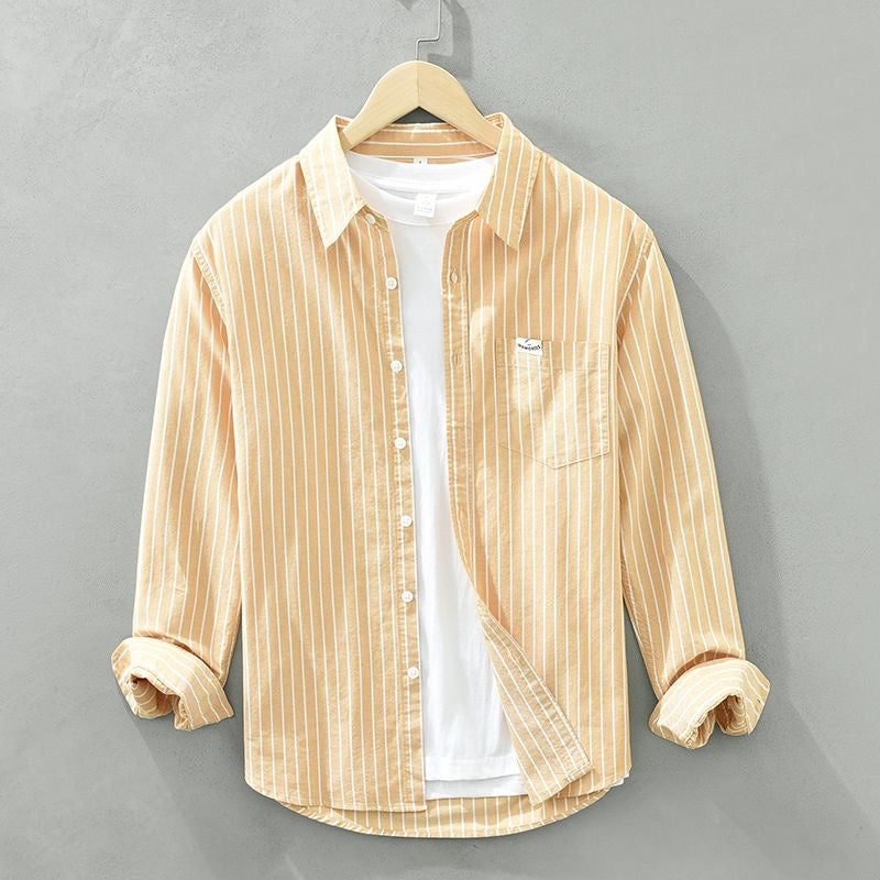 Finlay | Long Sleeved Linen Shirt