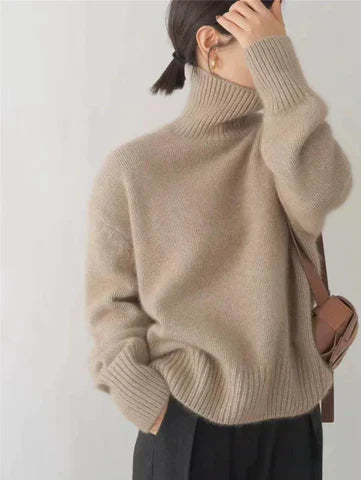 Elsie – Elegant Cashmere Turtleneck