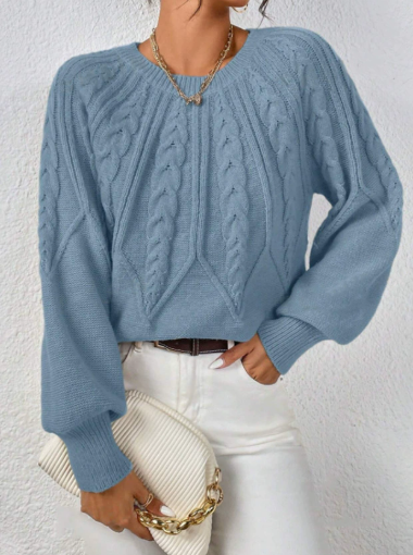 Winifred – Elegant Cable-Knit Jumper