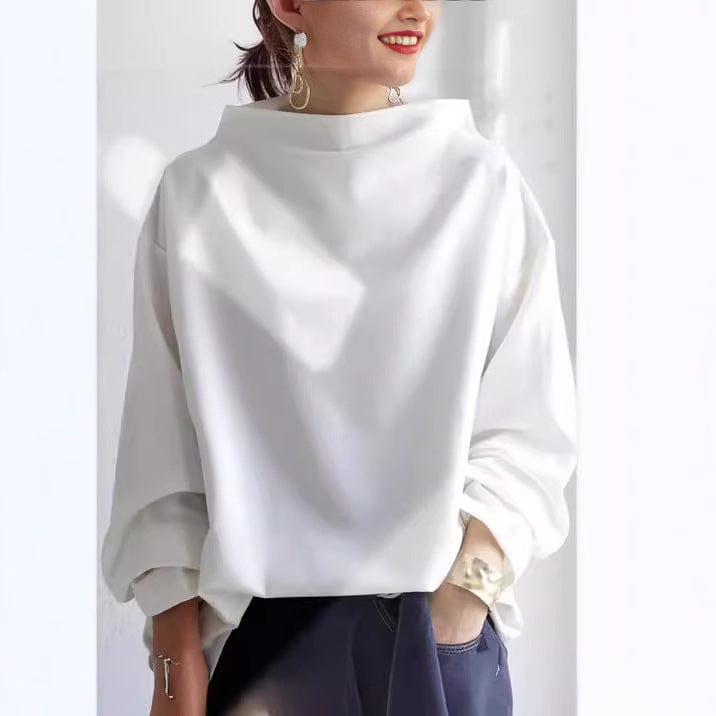 Erin – Elegant High-Neck Top
