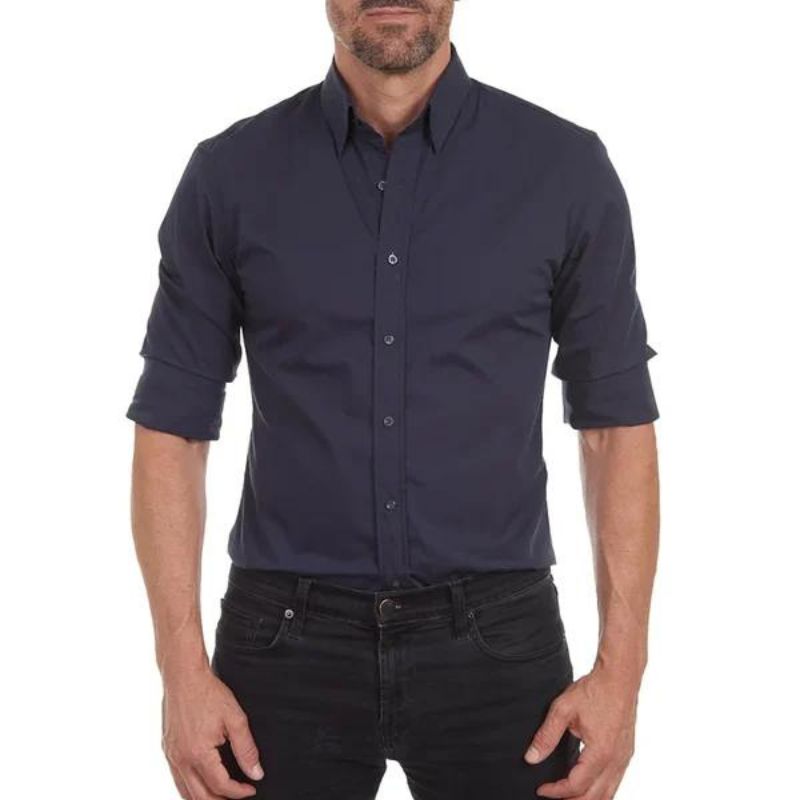 Jacob | Wrinkle-Free Zip-Up Shirt