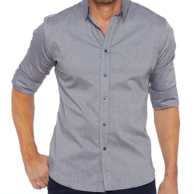 Jacob | Wrinkle-Free Zip-Up Shirt