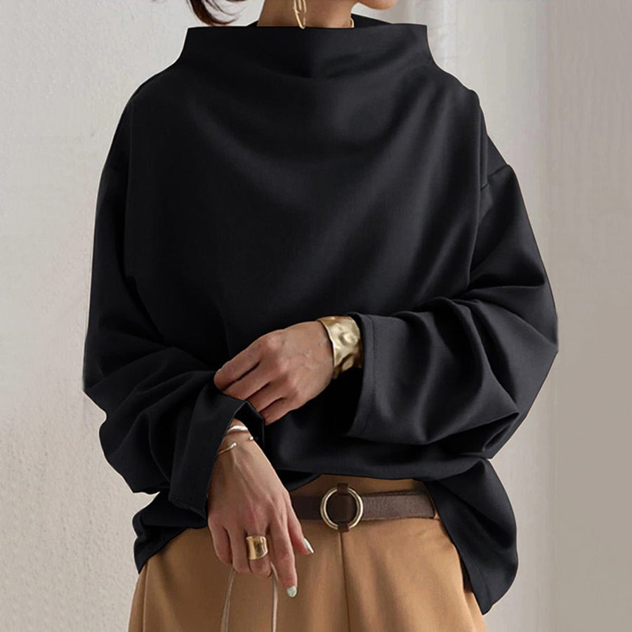 Erin – Elegant High-Neck Top