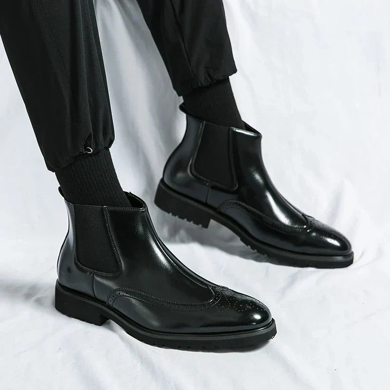 Adriel – Genuine Leather Chelsea Boots