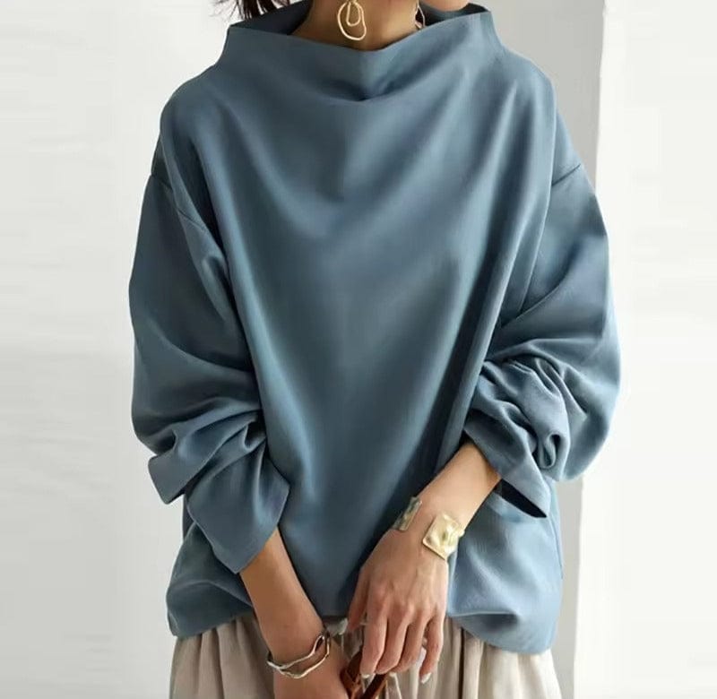Erin – Elegant High-Neck Top