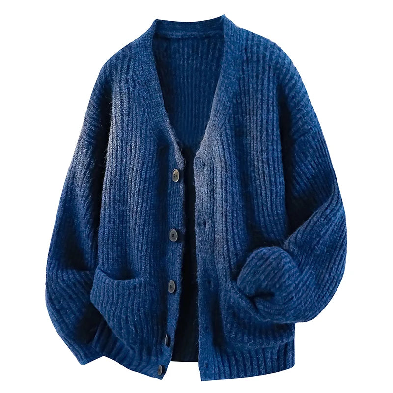 Nathan – Relaxed V-Neck Cardigan