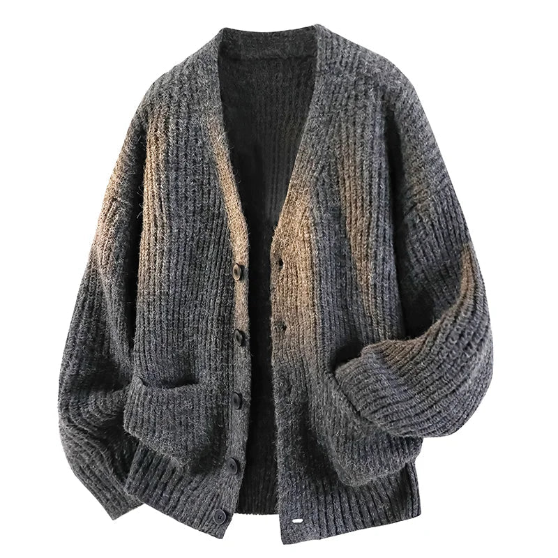 Nathan – Relaxed V-Neck Cardigan
