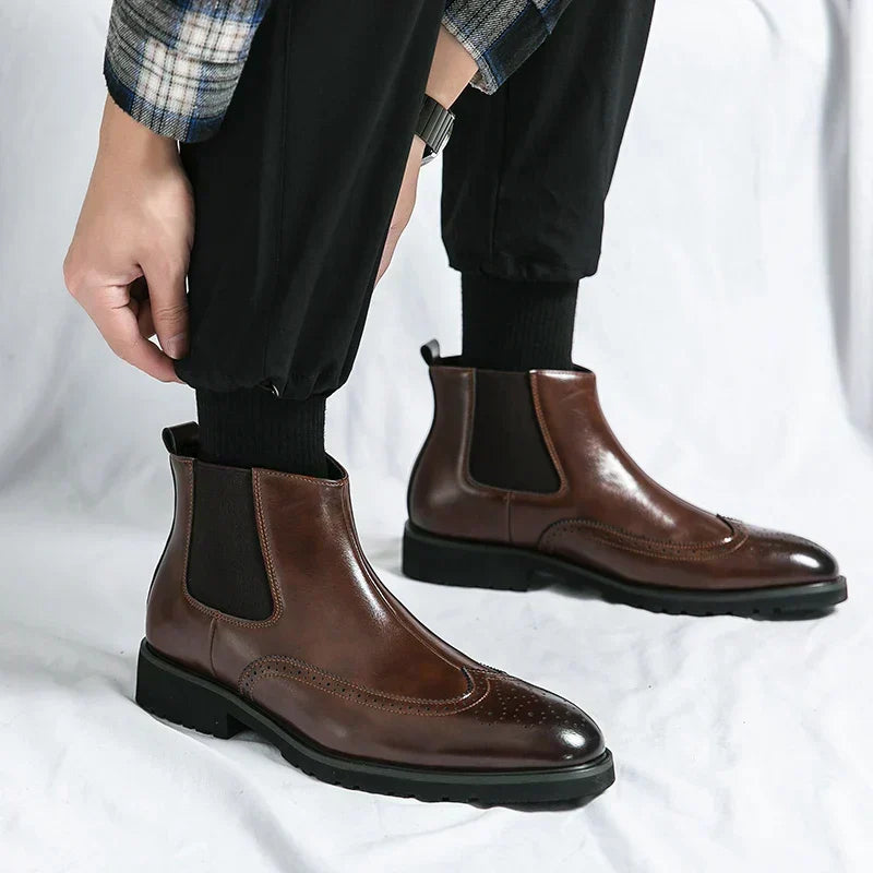 Adriel – Genuine Leather Chelsea Boots