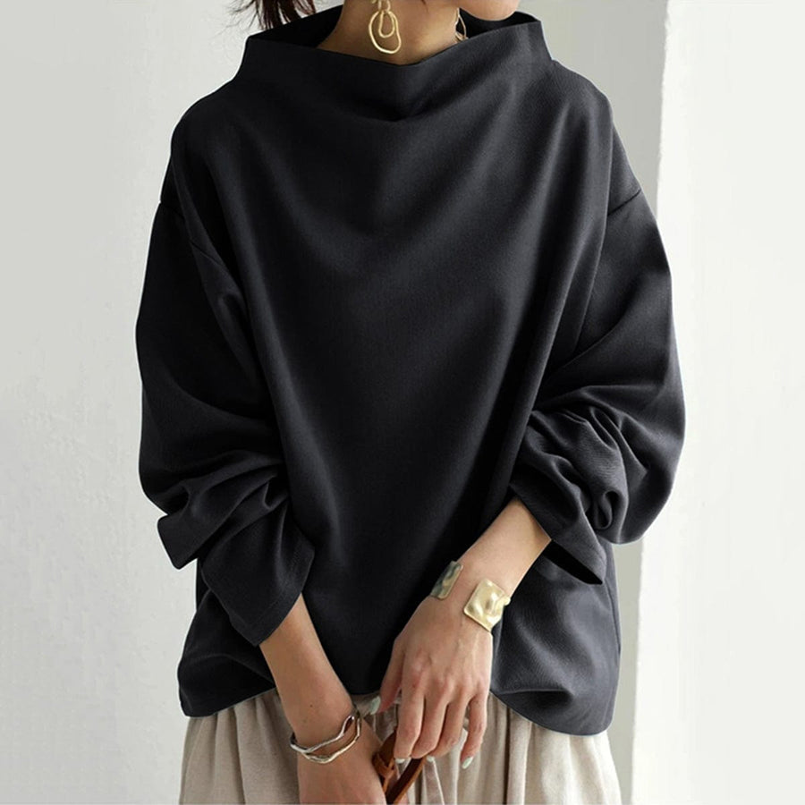 Erin – Elegant High-Neck Top