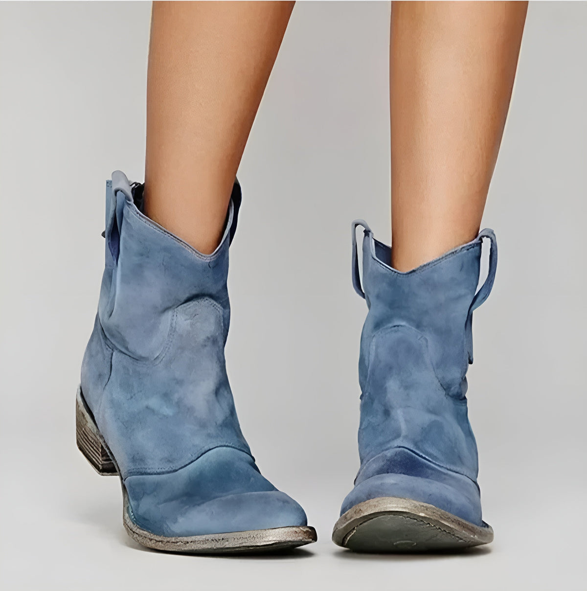 Mireille – Bohemian Suede Ankle Boots