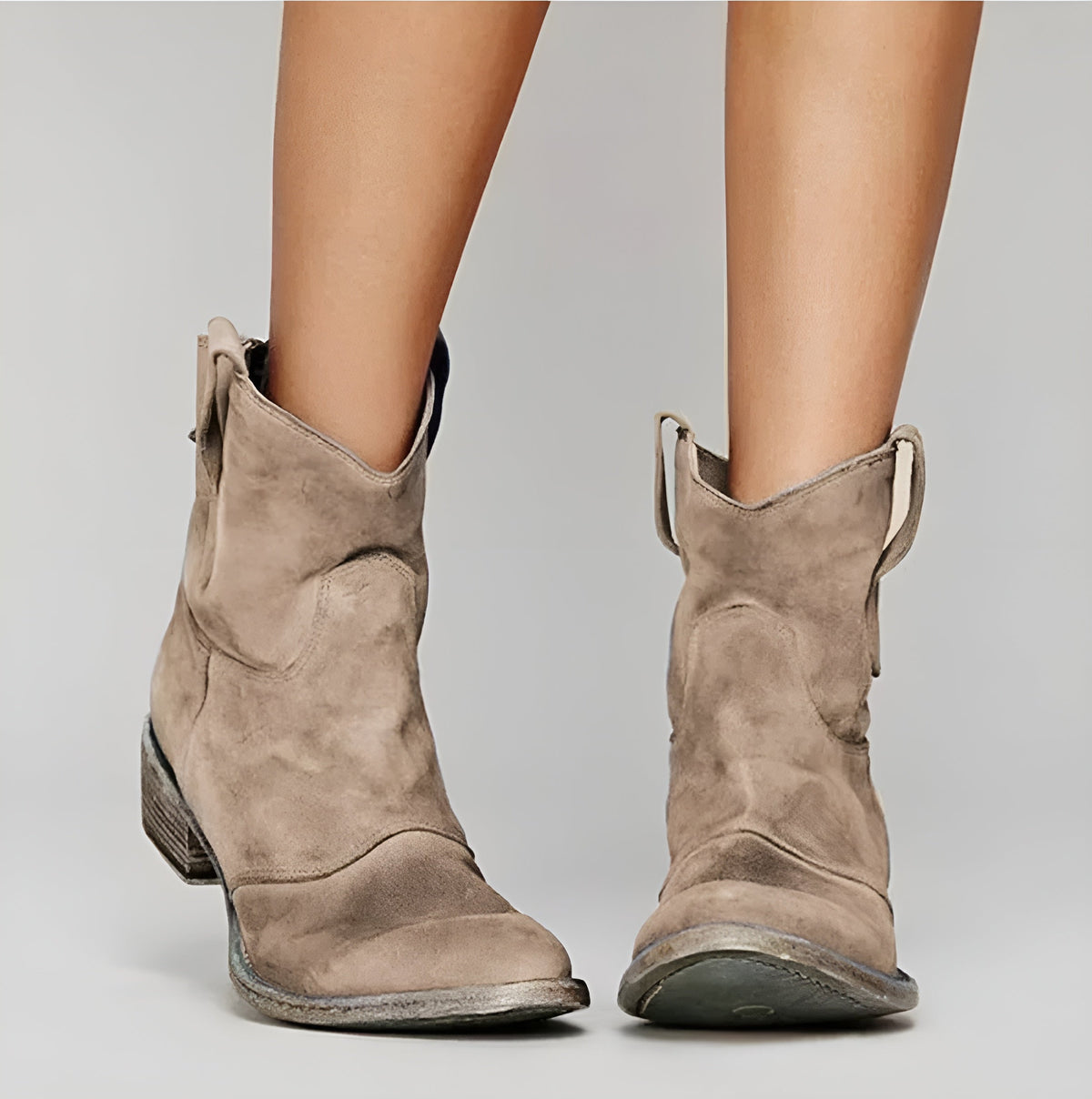 Mireille – Bohemian Suede Ankle Boots