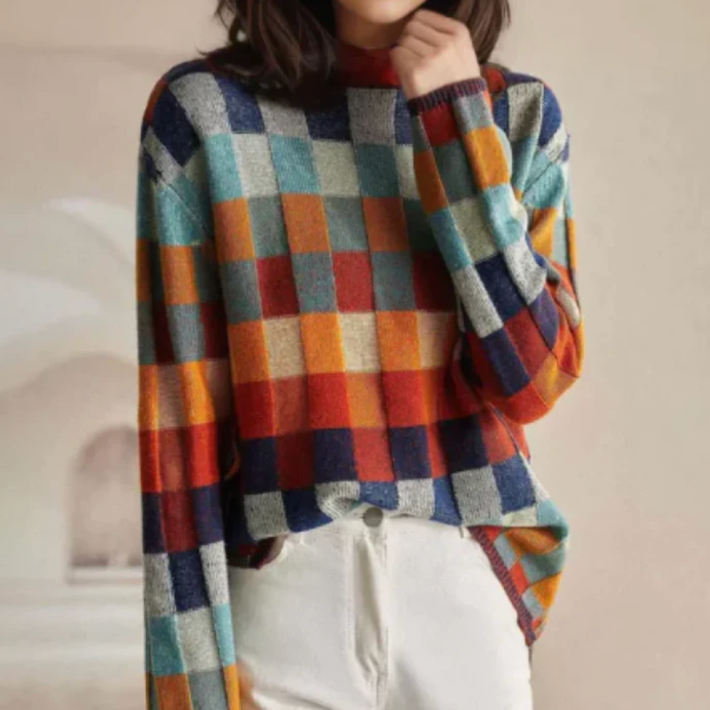 Elspeth – Retro Chic Comfort Jumper