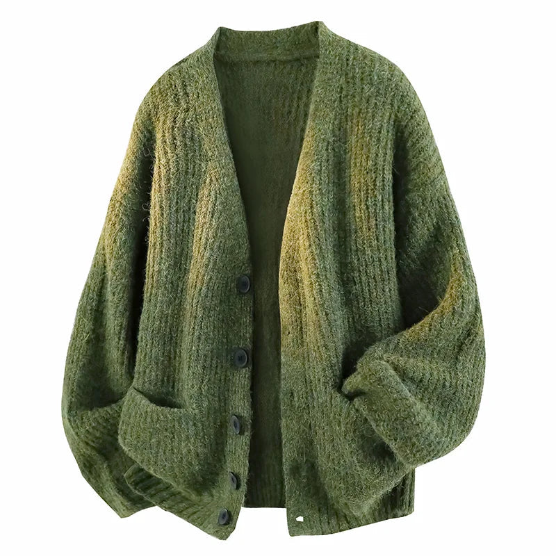 Nathan – Relaxed V-Neck Cardigan