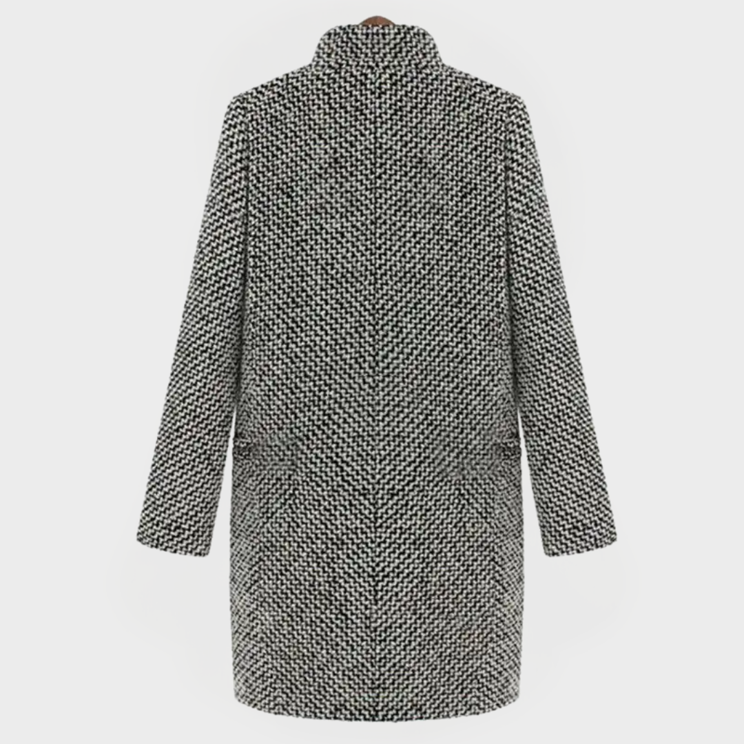 Laurette – Long Checked Coat