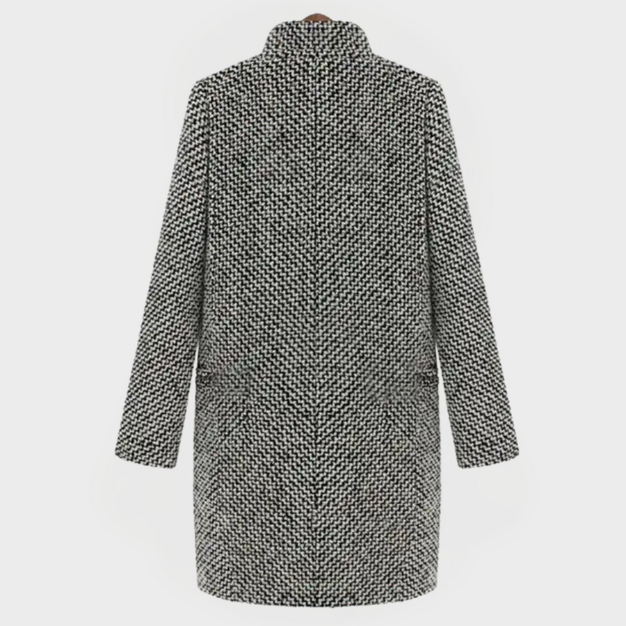 Laurette – Long Checked Coat