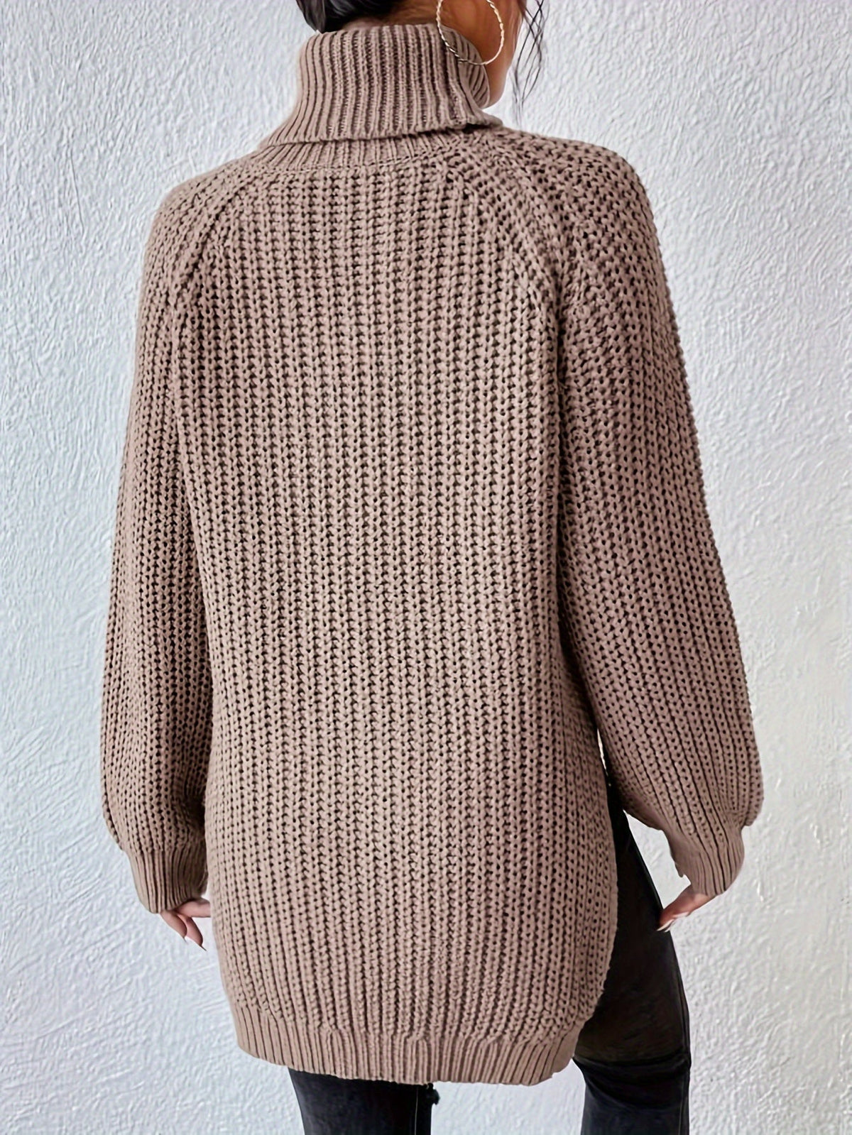 Jasmine – Elegant High Neck Jumper