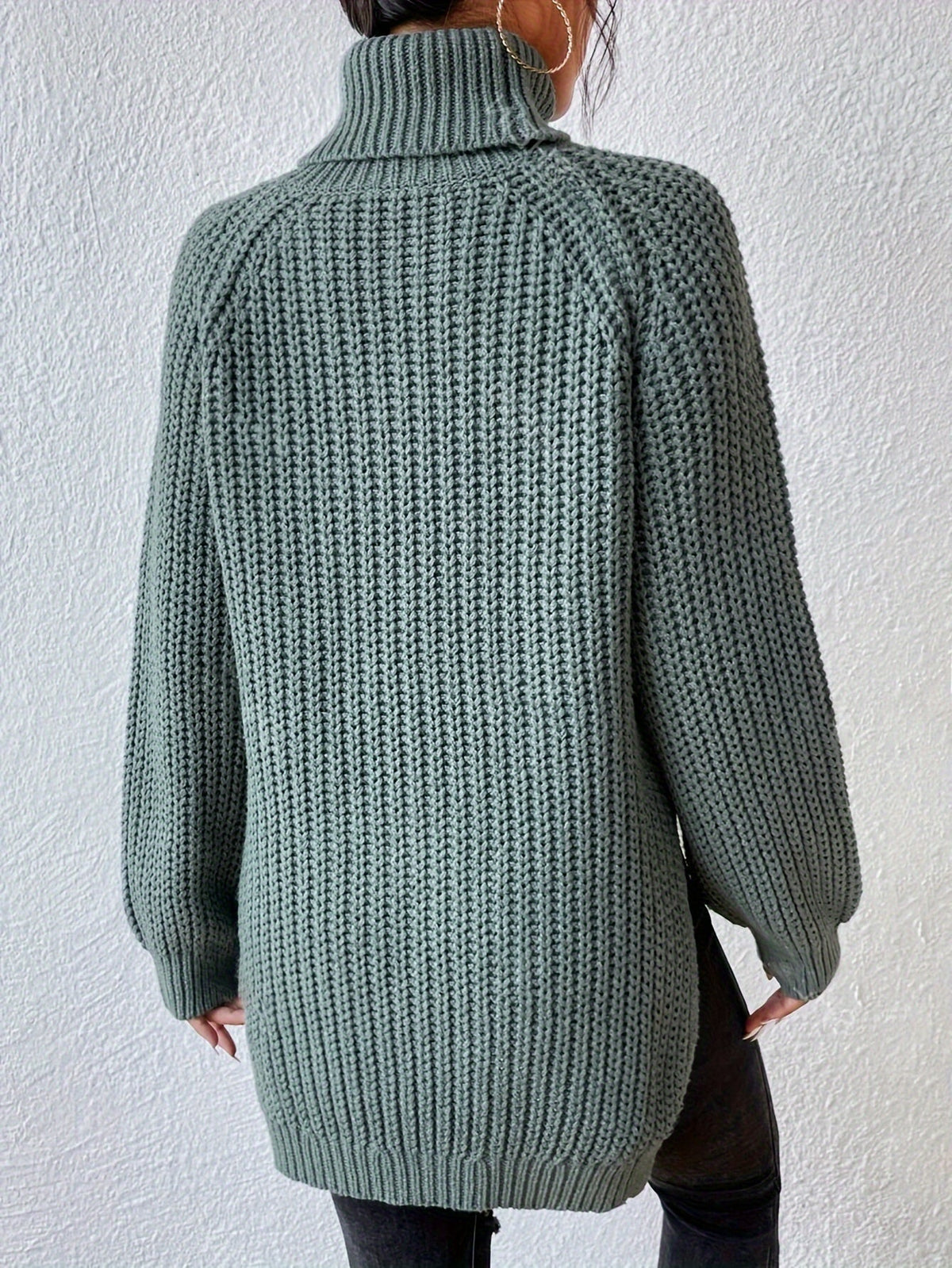 Jasmine – Elegant High Neck Jumper